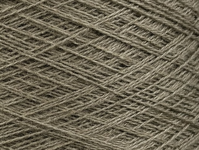 Biagioli Modesto Zermatt Nm 2/24 – Garn aus Lambswool, Viskose und Kaschmir col. Olivgrün Mélange